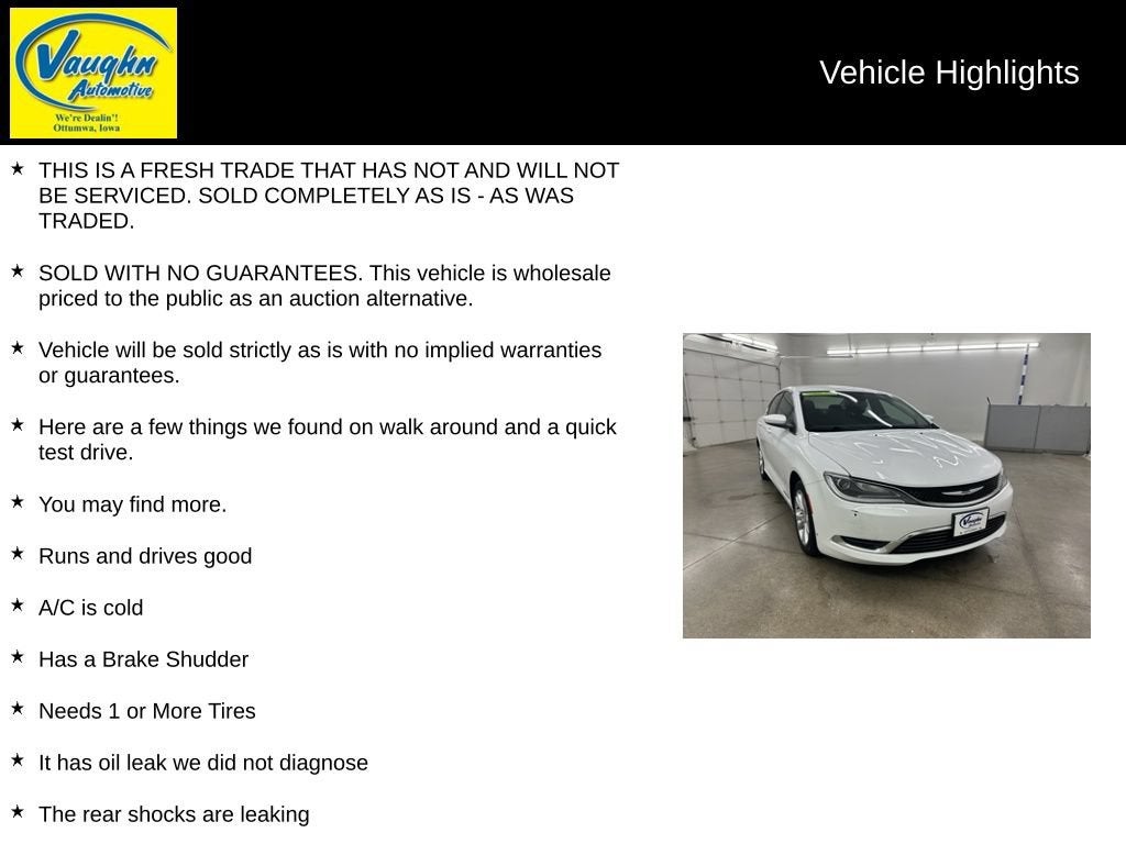 2015 Chrysler 200 Limited