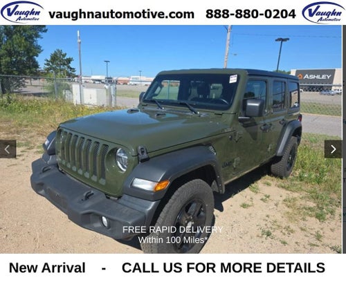 2022 Jeep Wrangler Unlimited Sport S