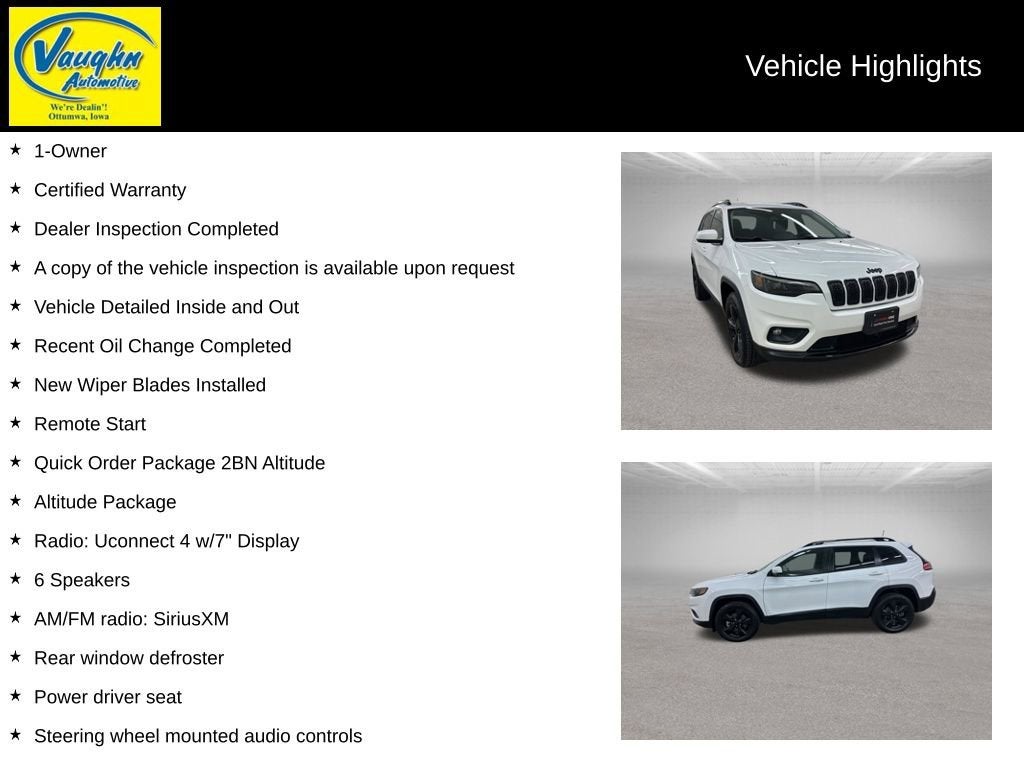 2021 Jeep Cherokee Altitude