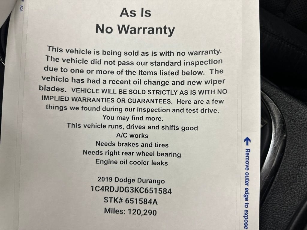 2019 Dodge Durango GT Plus