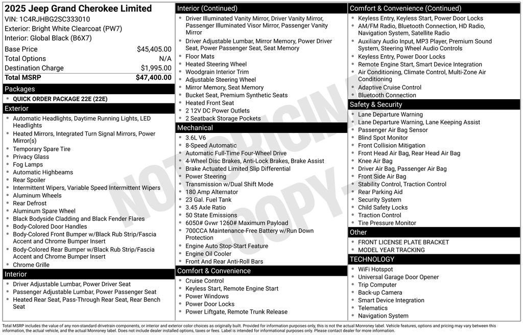 2025 Jeep Grand Cherokee Limited