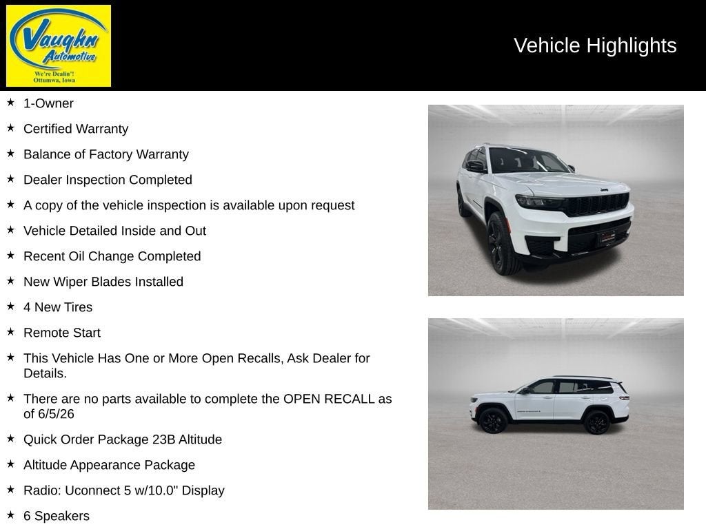2023 Jeep Grand Cherokee L Altitude