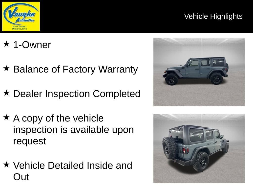 2025 Jeep Wrangler 4xe Willys