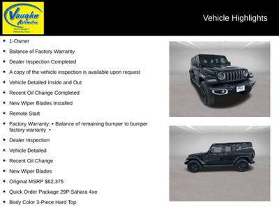 2025 Jeep Wrangler 4xe Sahara