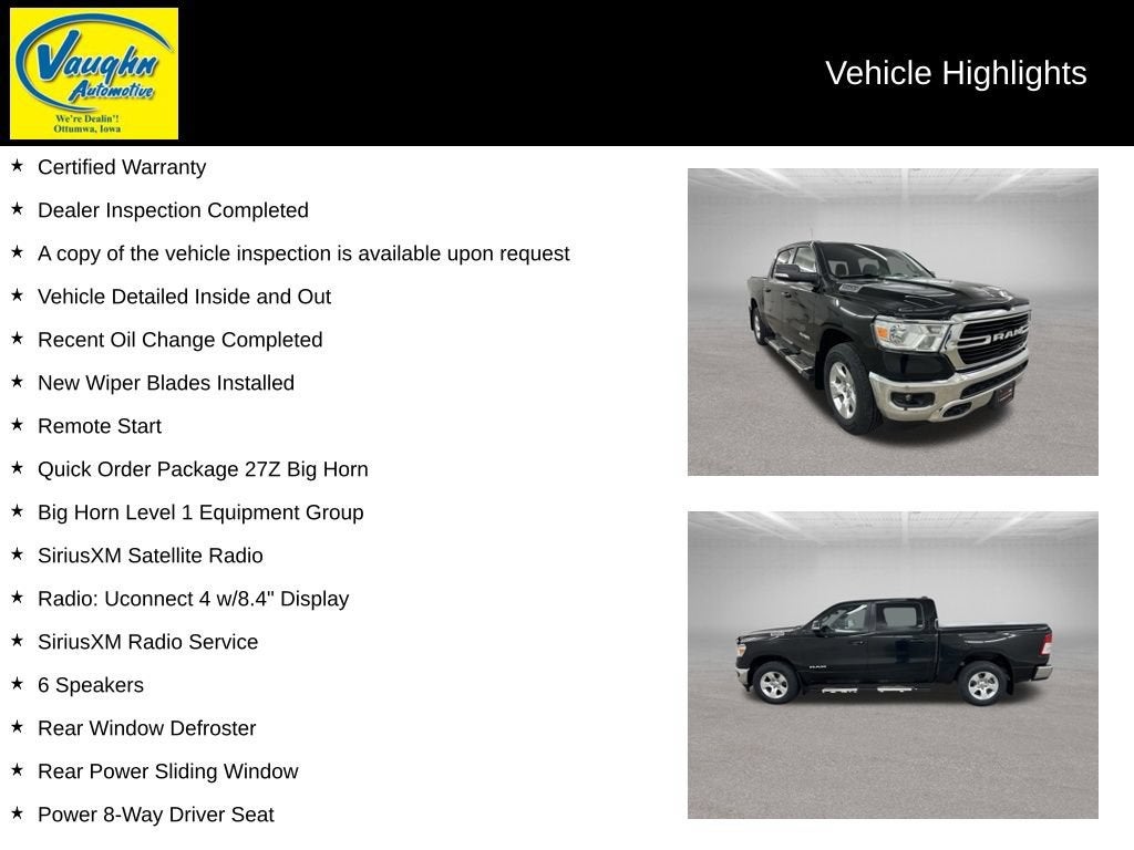 2021 RAM 1500 Big Horn