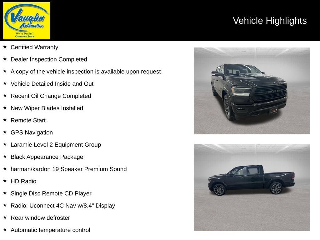 2019 RAM 1500 Laramie