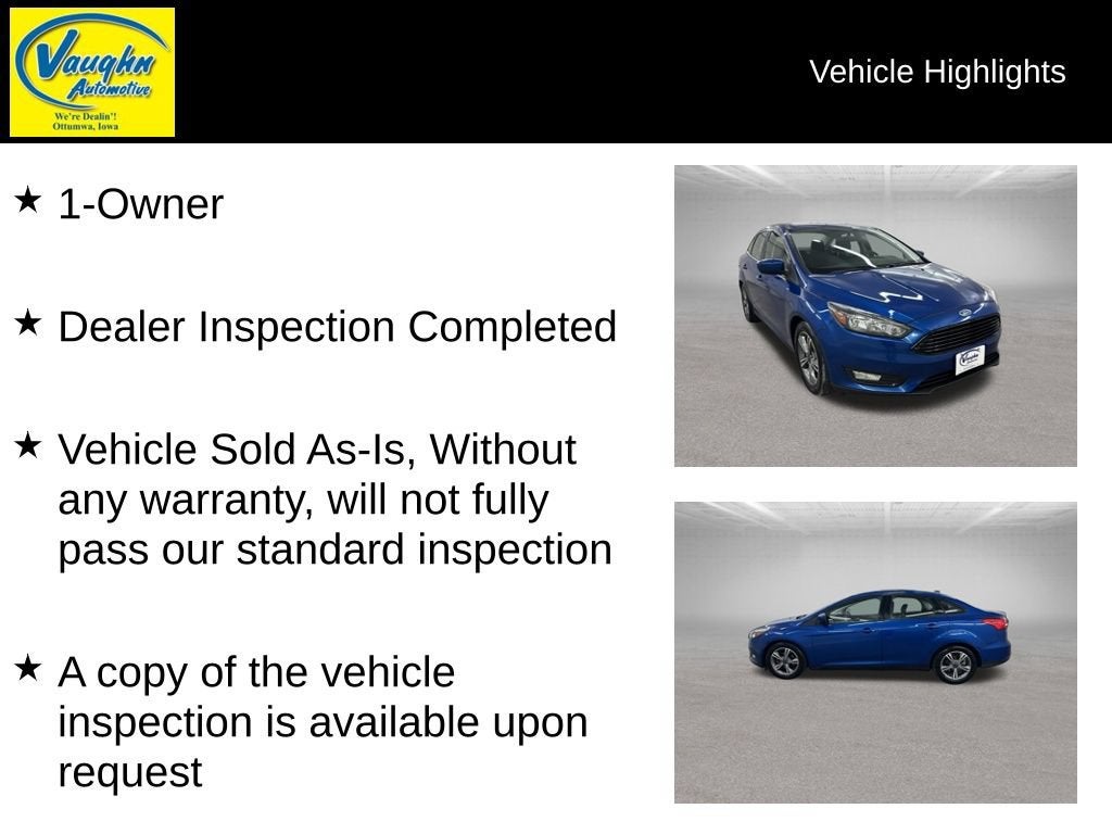 2018 Ford Focus SE