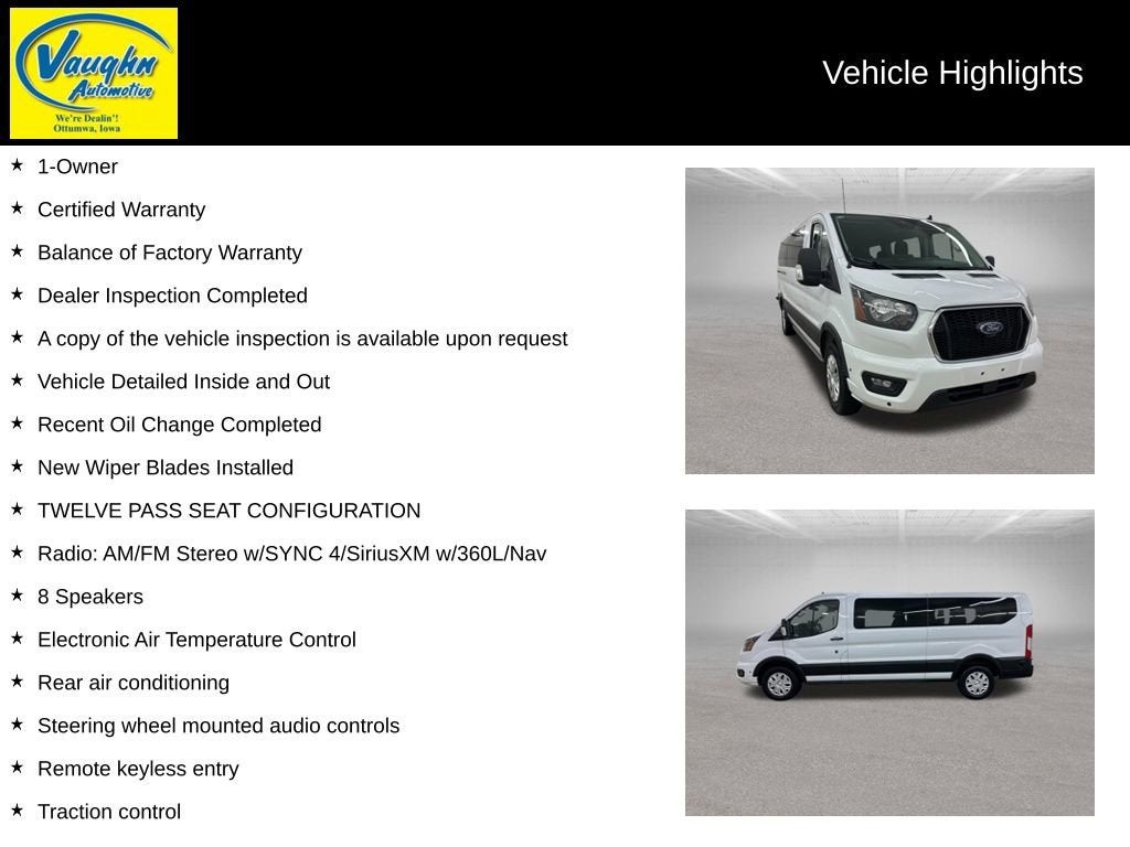 2024 Ford Transit Passenger Wagon XL