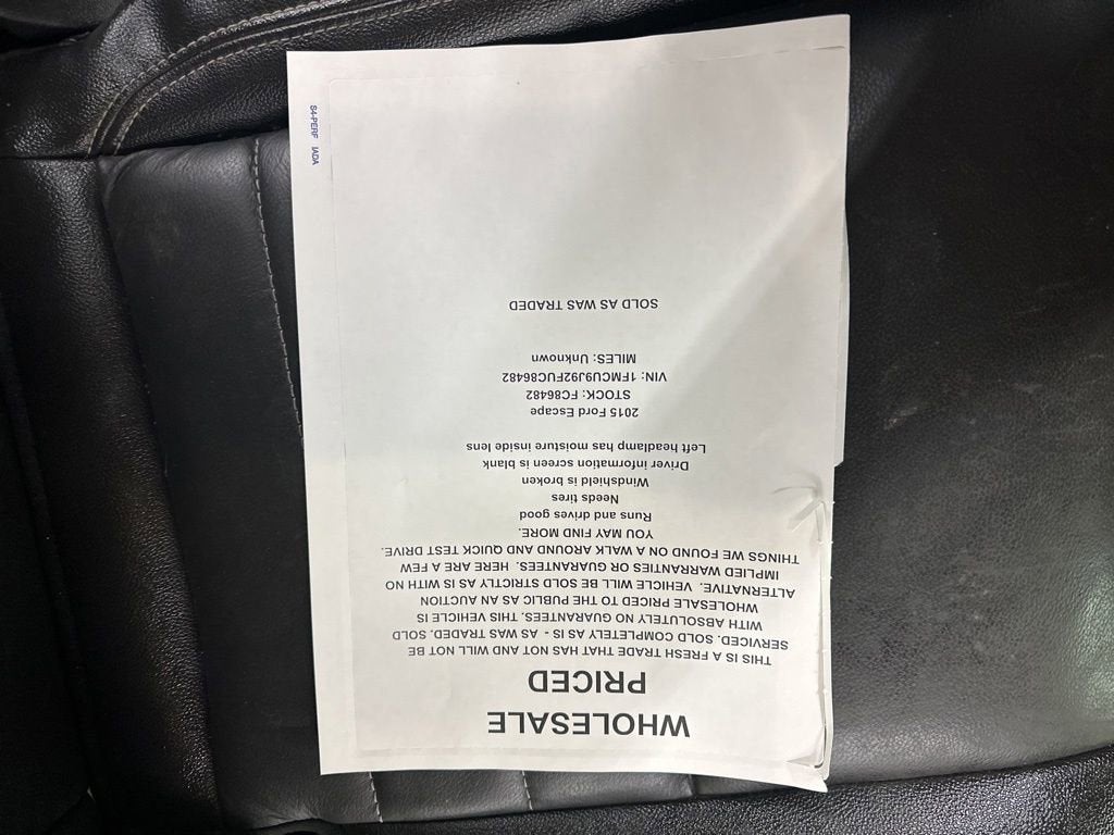 2015 Ford Escape Titanium