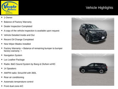 2025 Ford Explorer Platinum