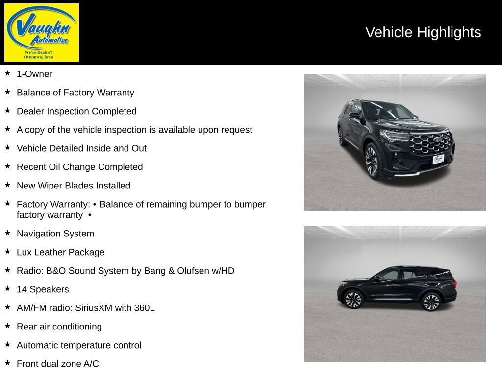 2025 Ford Explorer Platinum