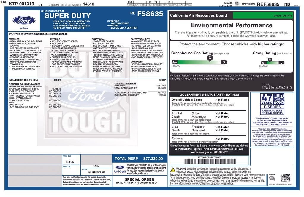 2024 Ford Super Duty F-250 SRW XL