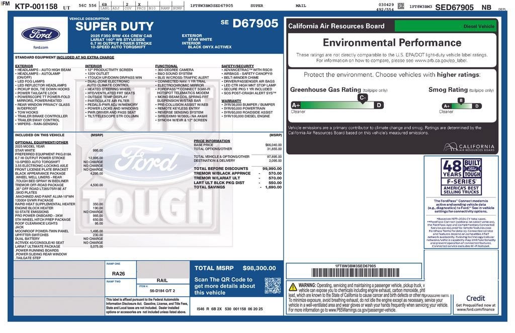 2025 Ford Super Duty F-350 SRW XL