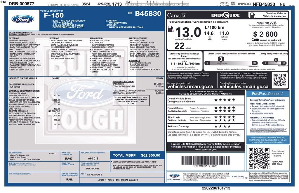 2022 Ford F-150 XL