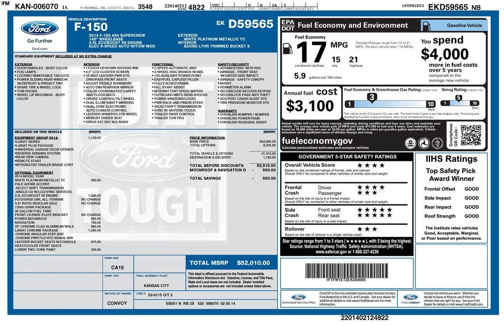 2014 Ford F-150 XL