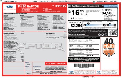 2018 Ford F-150 Raptor
