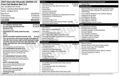 2025 Chevrolet Silverado 2500 HD LTZ