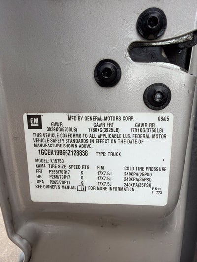 2006 Chevrolet Silverado 1500 LT1