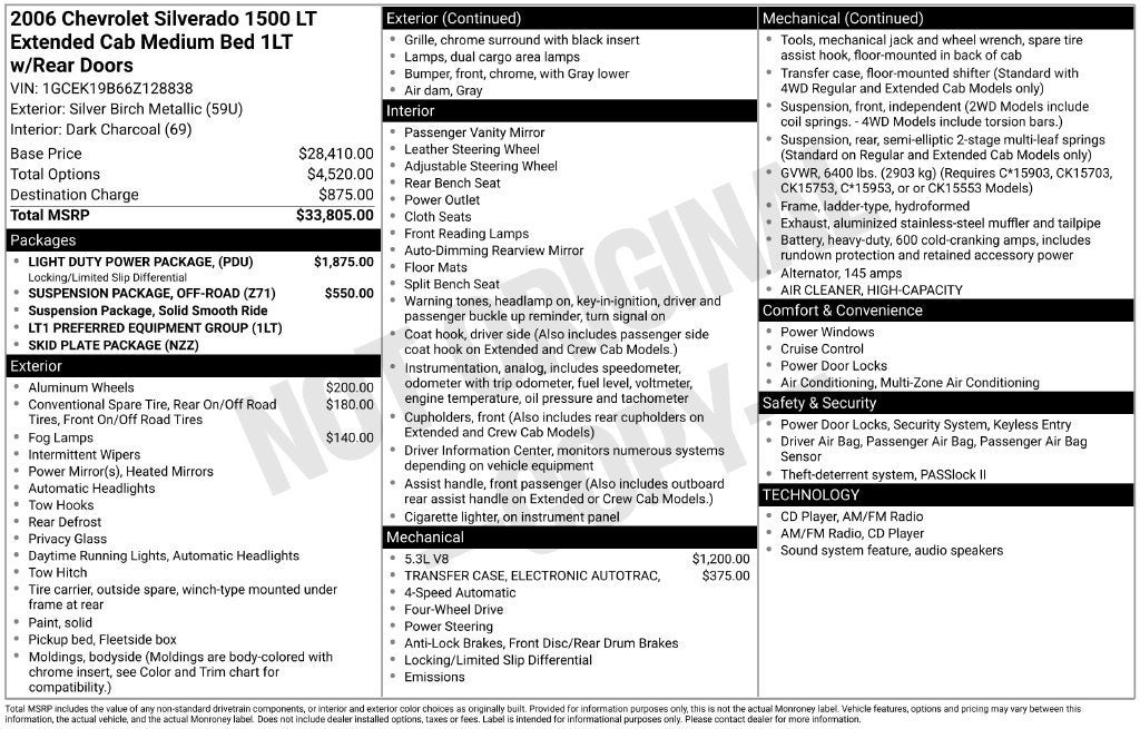 2006 Chevrolet Silverado 1500 LT1