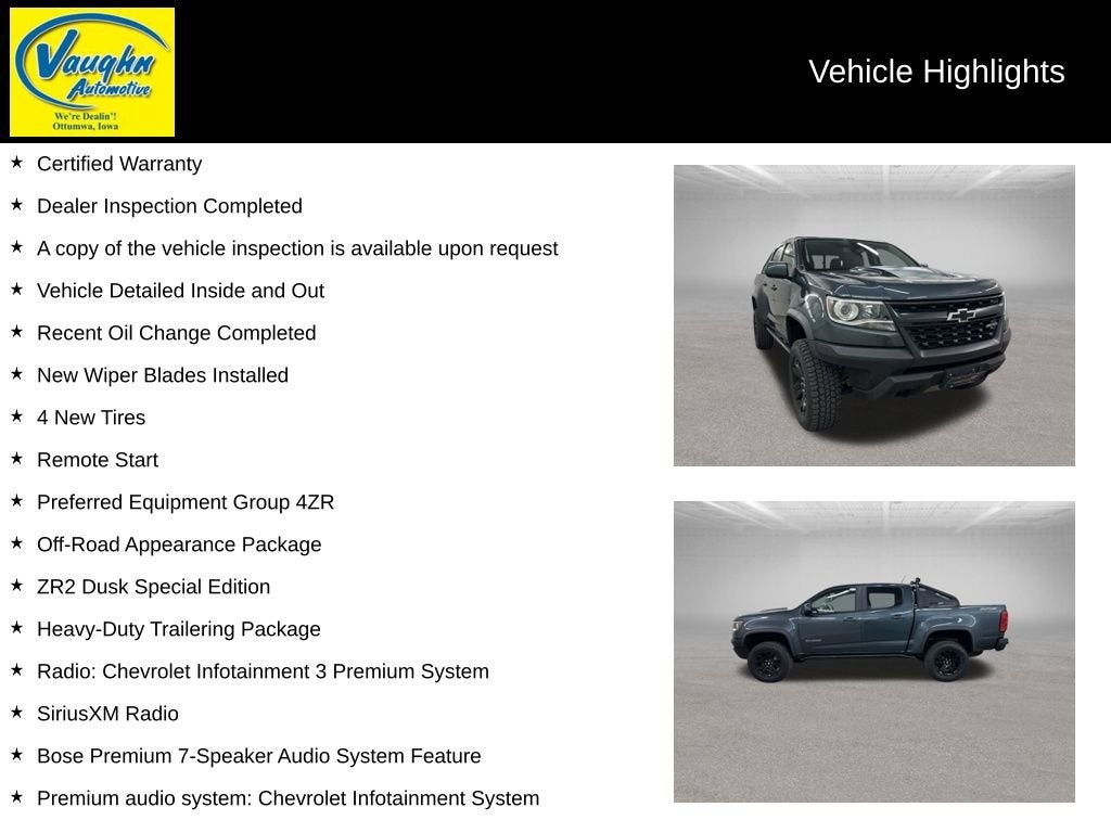 2019 Chevrolet Colorado 4WD ZR2