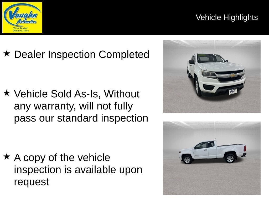 2017 Chevrolet Colorado 2WD WT