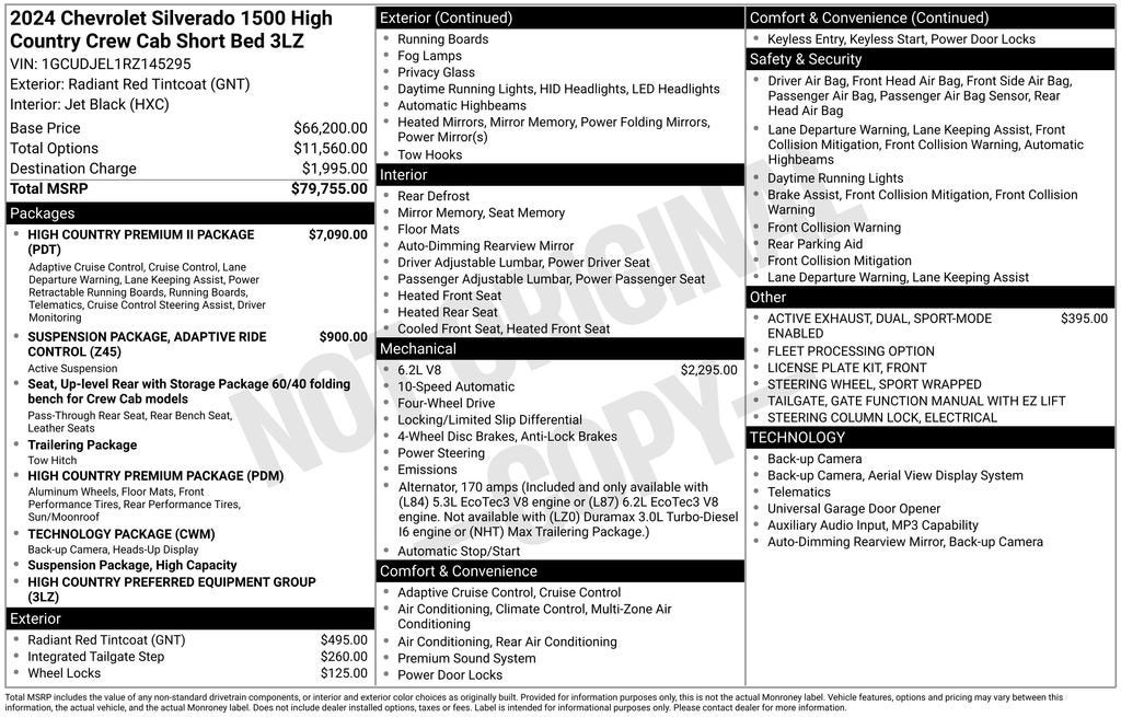 2024 Chevrolet Silverado 1500 High Country