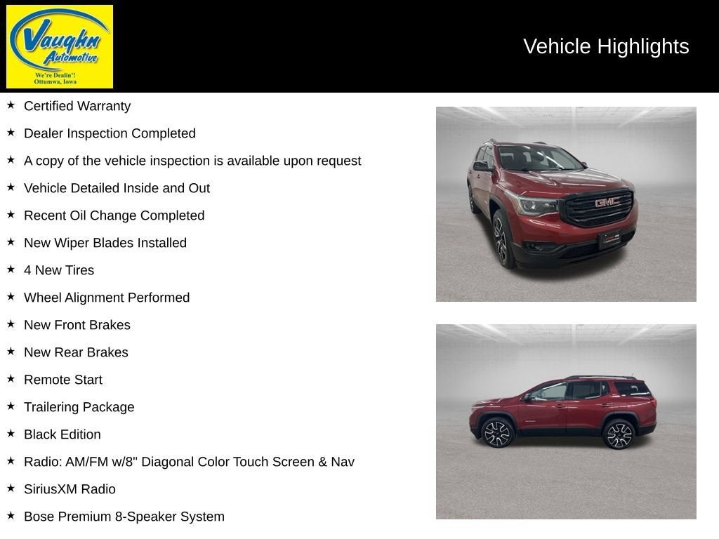 2019 GMC Acadia SLT