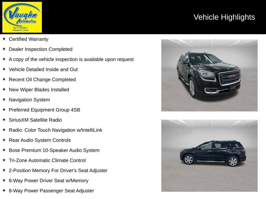 2017 GMC Acadia Limited Limited