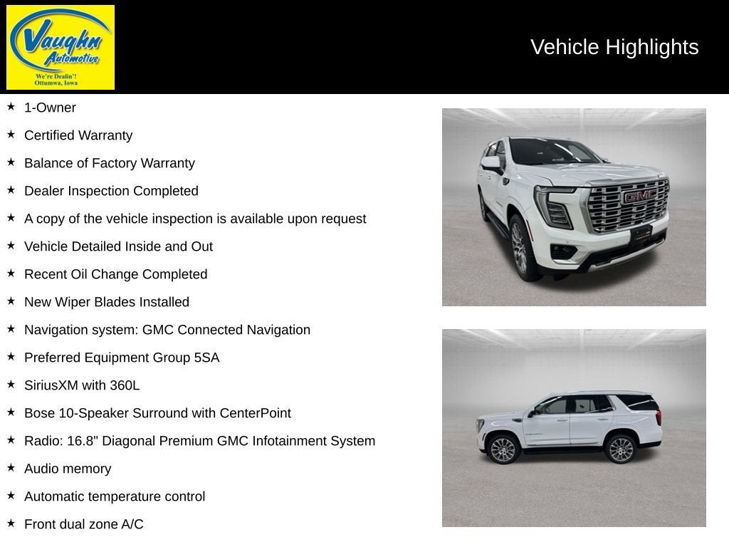 2025 GMC Yukon Denali