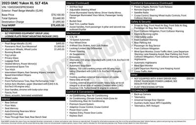 2023 GMC Yukon XL SLT