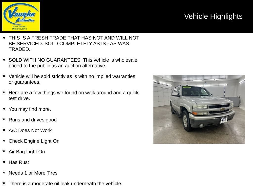 2004 Chevrolet Tahoe Z71