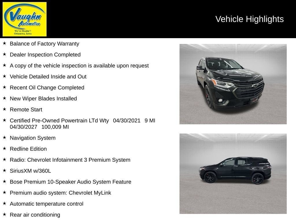 2021 Chevrolet Traverse Premier