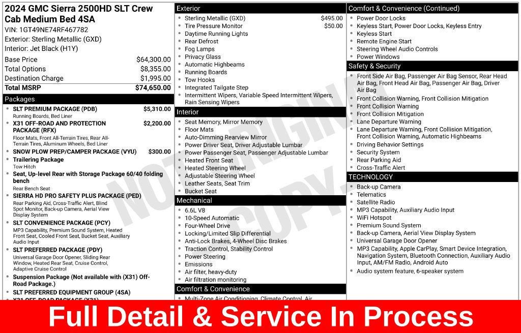 2024 GMC Sierra 2500 HD SLT