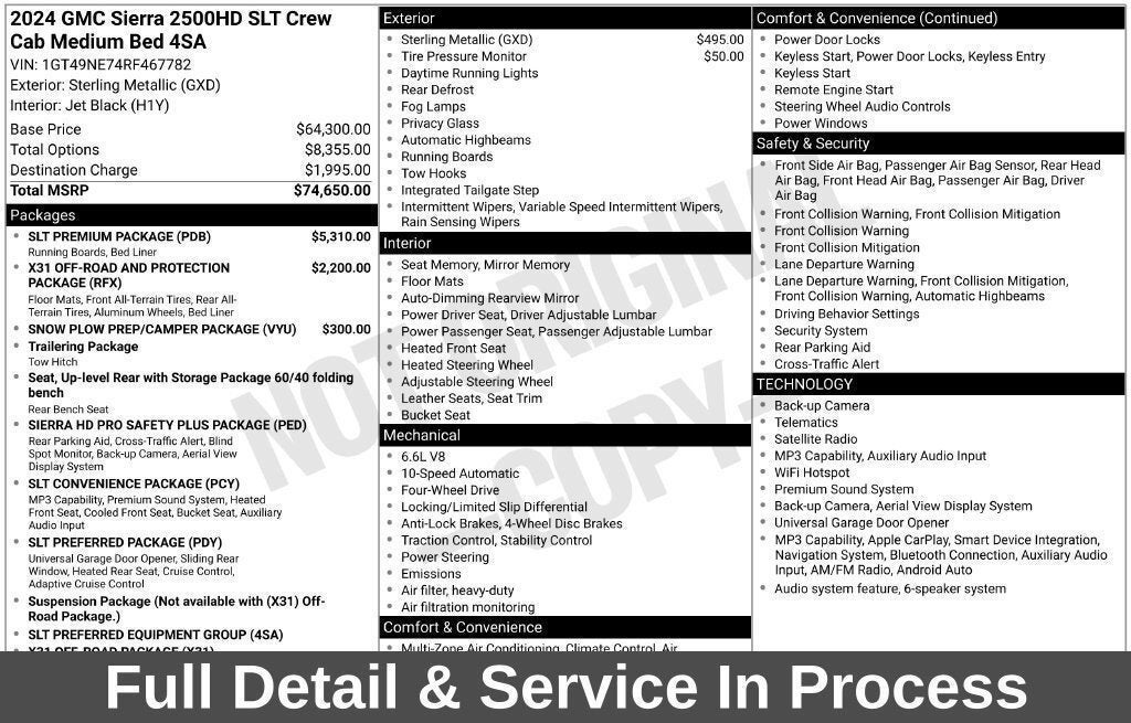 2024 GMC Sierra 2500 HD SLT