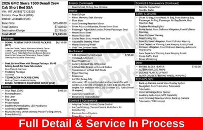 2026 GMC Sierra 1500 Denali