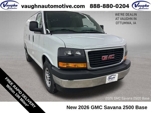 2026 GMC Savana Cargo Work Van