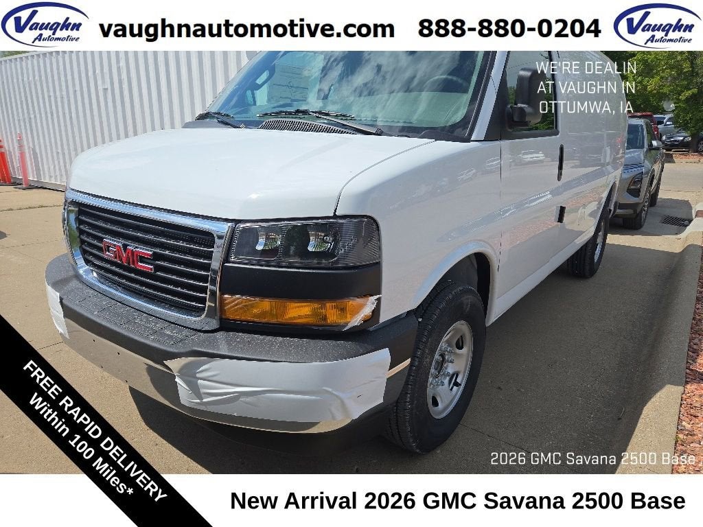 2026 GMC Savana Cargo Work Van