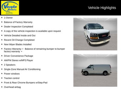 2024 GMC Savana Cargo 2500 Work Van