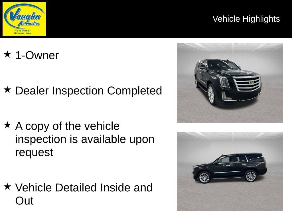 2019 Cadillac Escalade Luxury