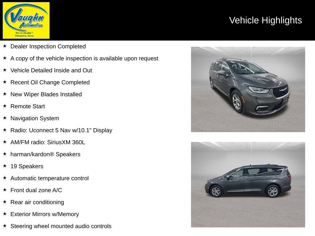 2022 Chrysler Pacifica Limited