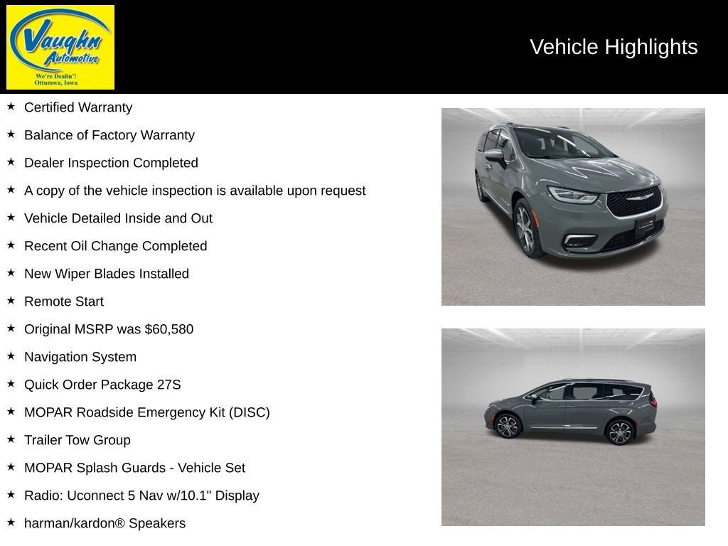 2023 Chrysler Pacifica Pinnacle