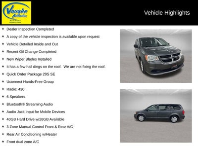 2017 Dodge Grand Caravan SE