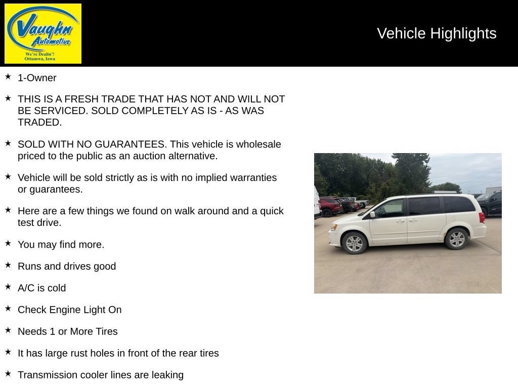 2012 Dodge Grand Caravan SXT