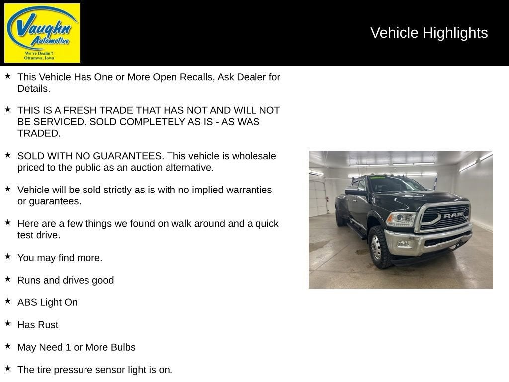 2017 RAM 3500 Limited