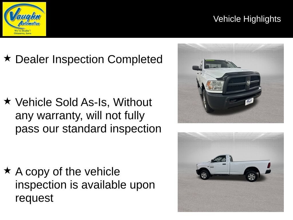 2014 RAM 2500 Tradesman