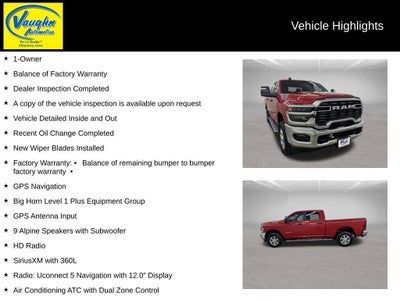 2026 RAM 2500 Big Horn