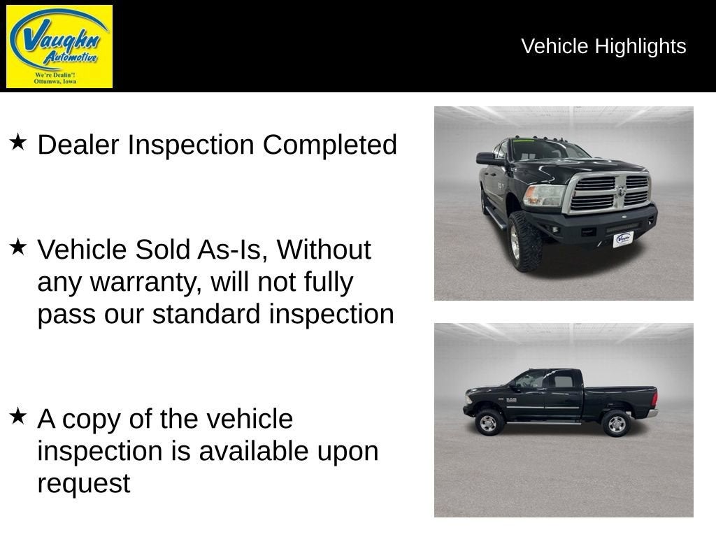 2015 RAM 2500 Lone Star