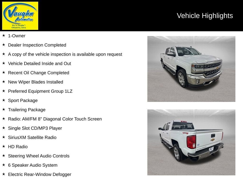2018 Chevrolet Silverado 1500 LTZ