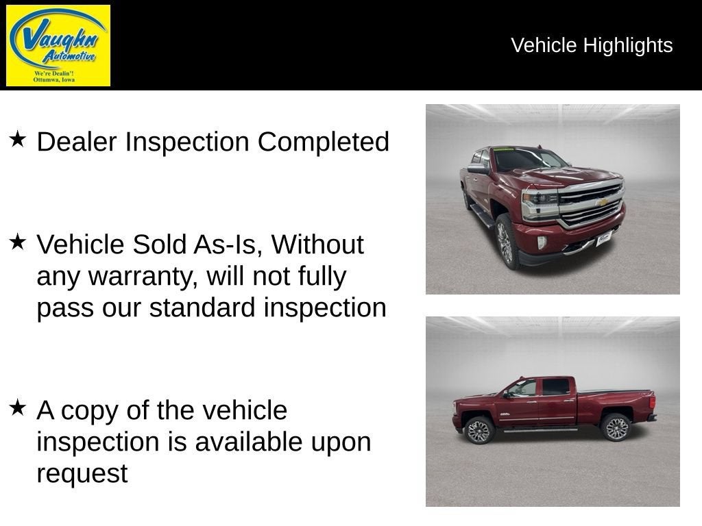 2018 Chevrolet Silverado 1500 High Country