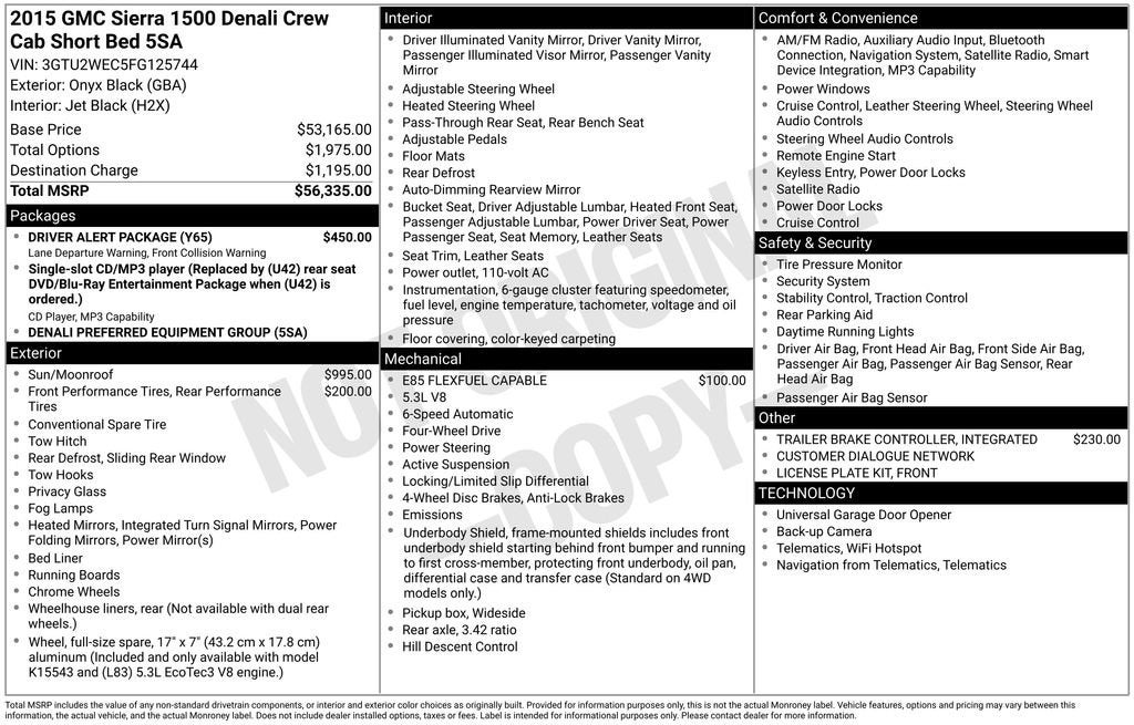 2015 GMC Sierra 1500 Denali